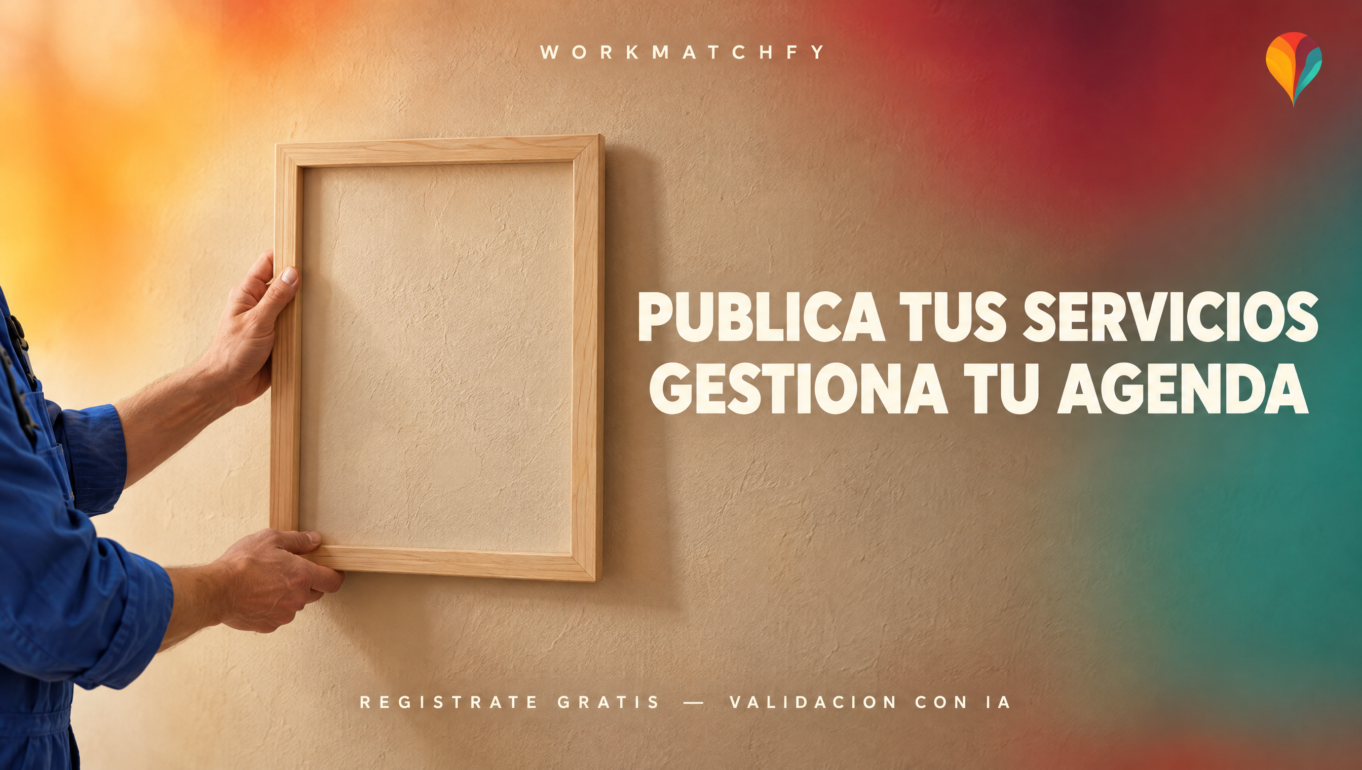 WorkMatchfy - Publica tus servicios y gestiona tu agenda: regístrate gratis con validación con IA